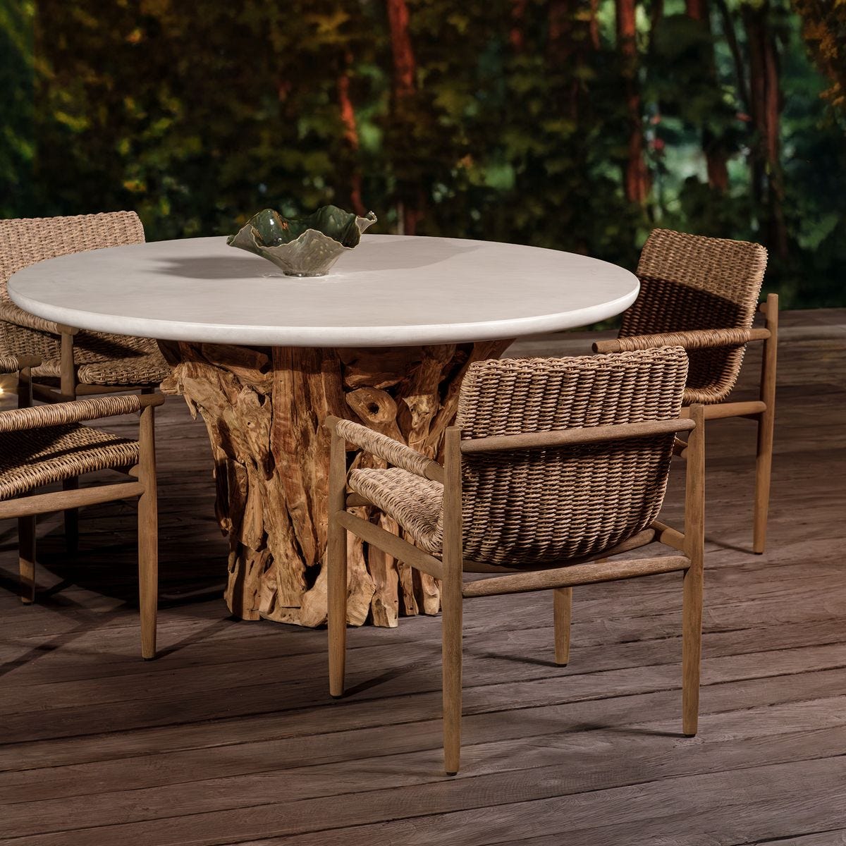 Suma Outdoor Dining Chair FURNITURE - outdoor dining chair Uttermost