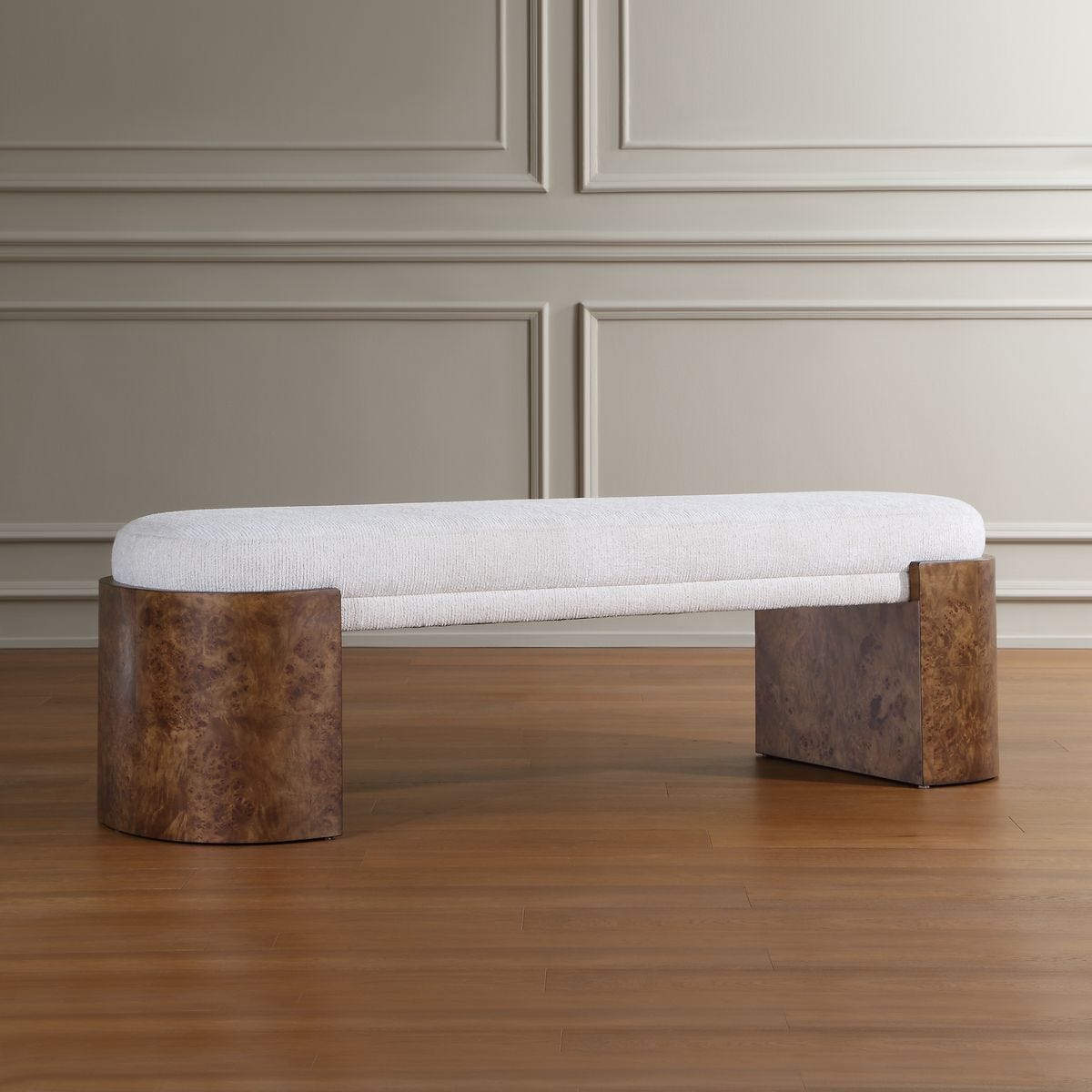 Thora Bench FURNITURE - benches Uttermost
