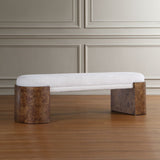 Thora Bench FURNITURE - benches Uttermost