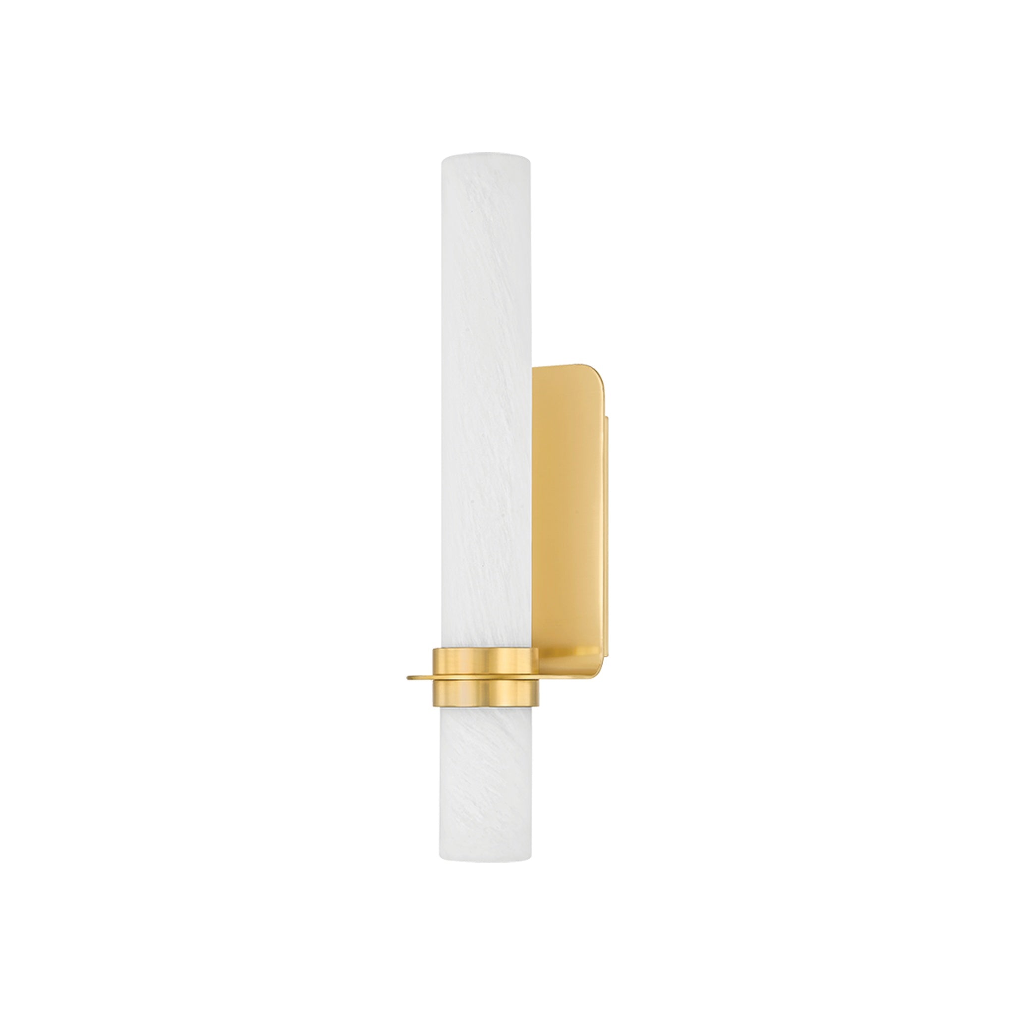 Groveland Station Wall Sconce, Aged Brass Small