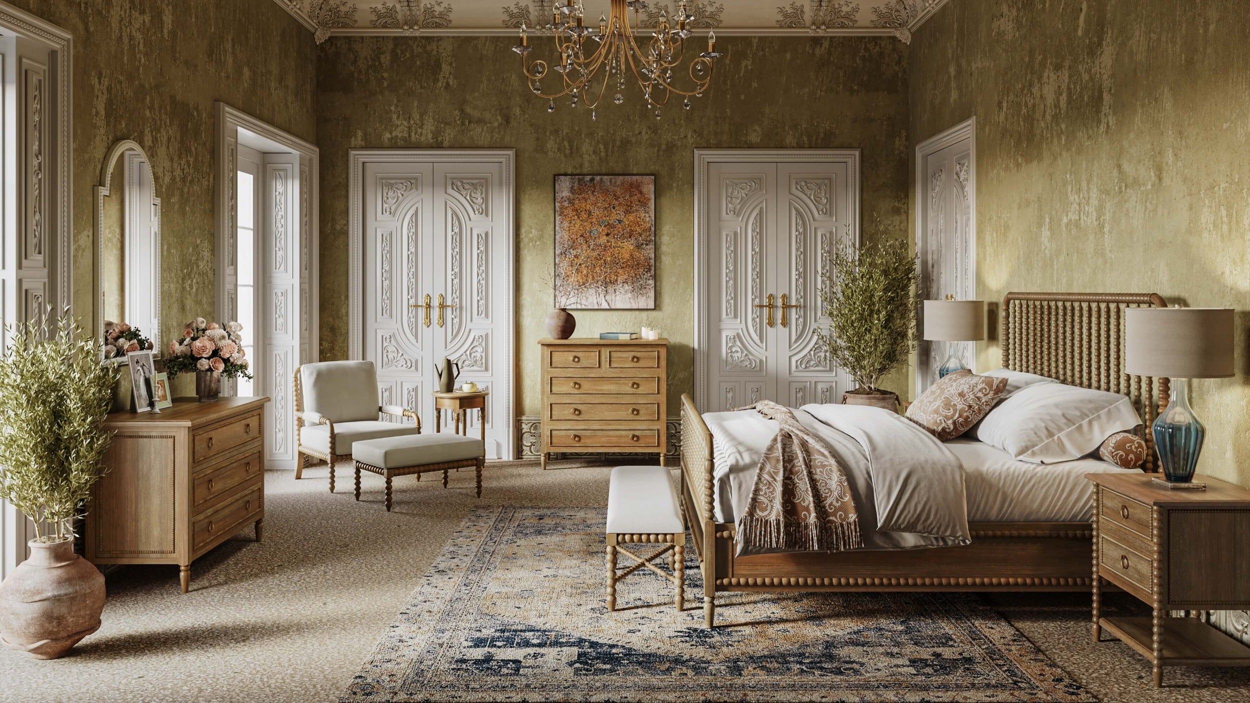 Cholet 3 Drawer Dresser FURNITURE - dressers & chests Bramble