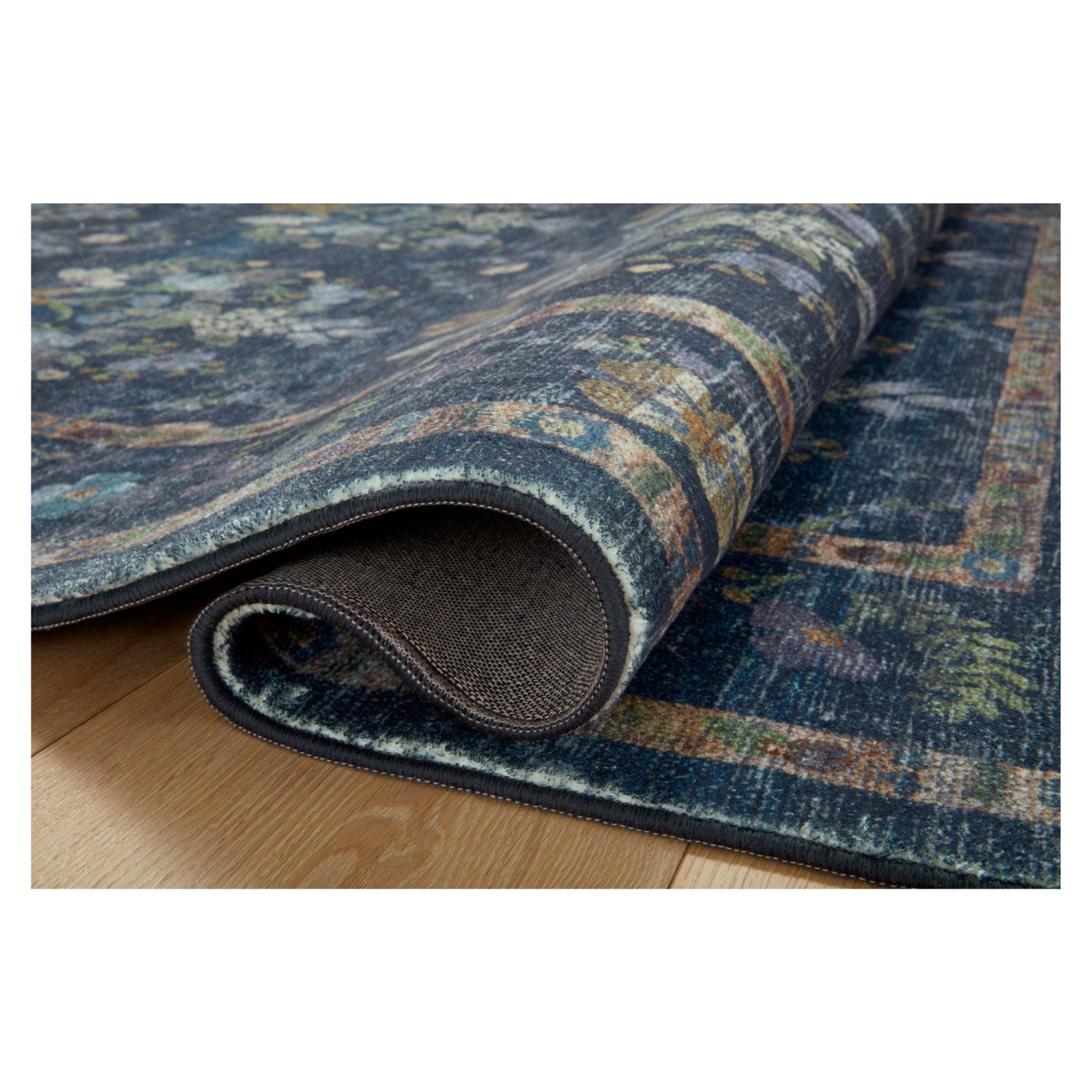 Rifle Paper Co. x Loloi Courtyard Seville Navy Rug 3-patterned rugs Loloi