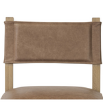 Ferris Bar Stool - Brown Leather 12 - a - FURNITURE - bar/counter stool Four Hands
