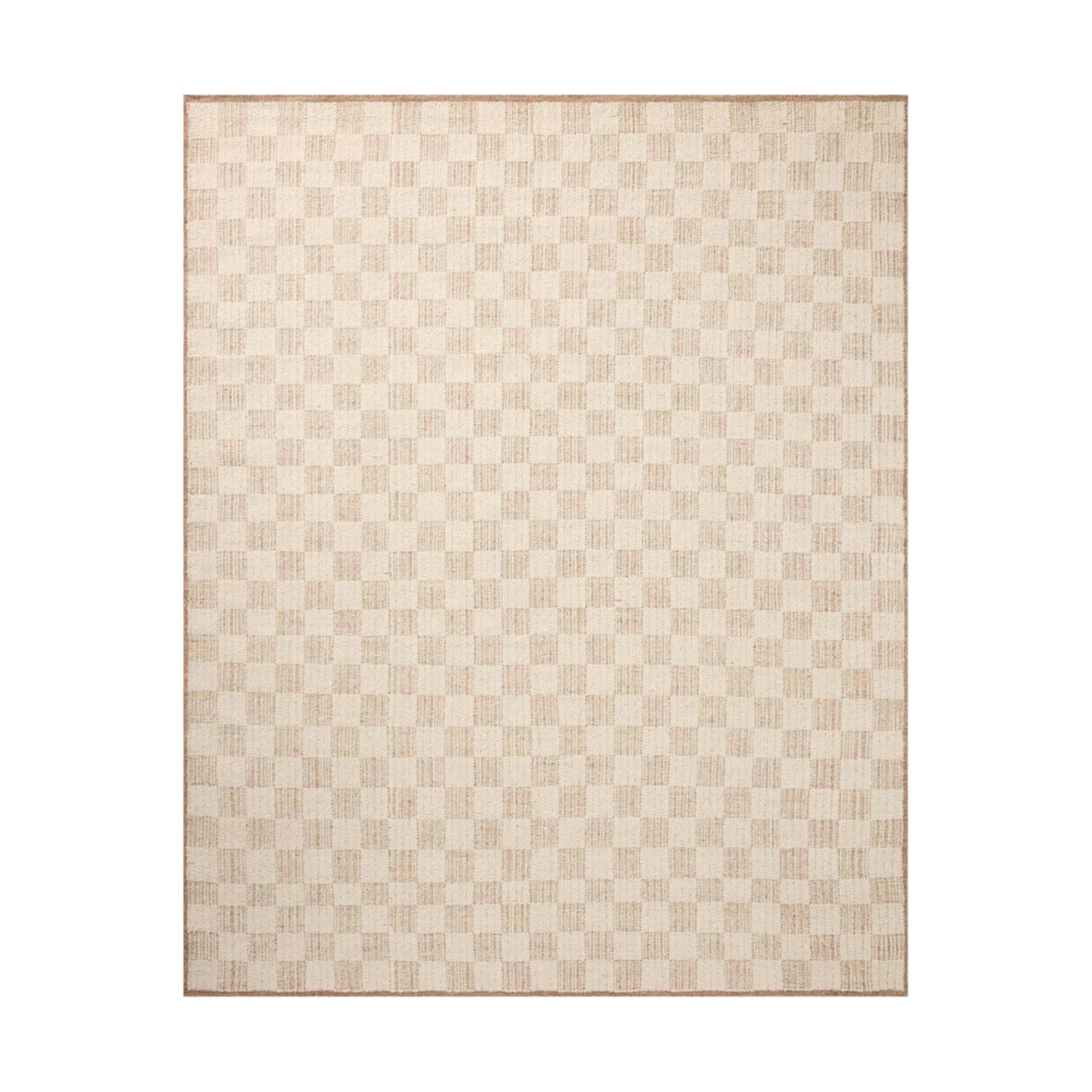 Brigette Romanek x Loloi Knox Ivory / Terracotta Rug 1- RUGS - wool Loloi 2' x 3'