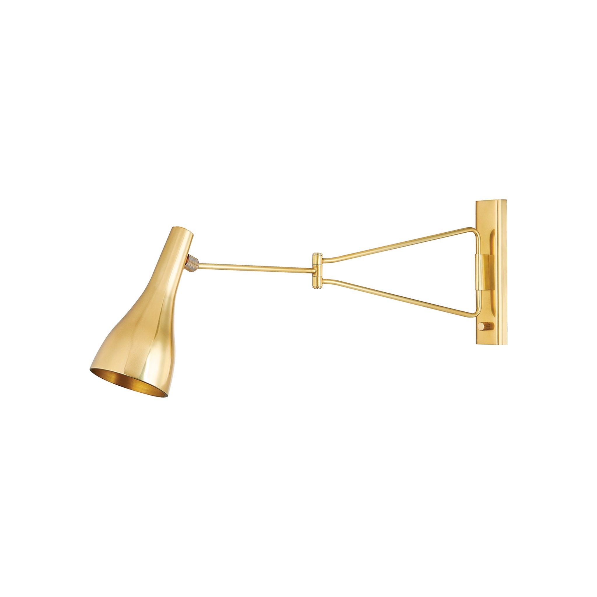 Northford Wall Sconce, Aged Brass