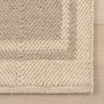 Nate Berkus Canon Bordered Wool Cozy Area Rug RUGS - wool Dash & Albert