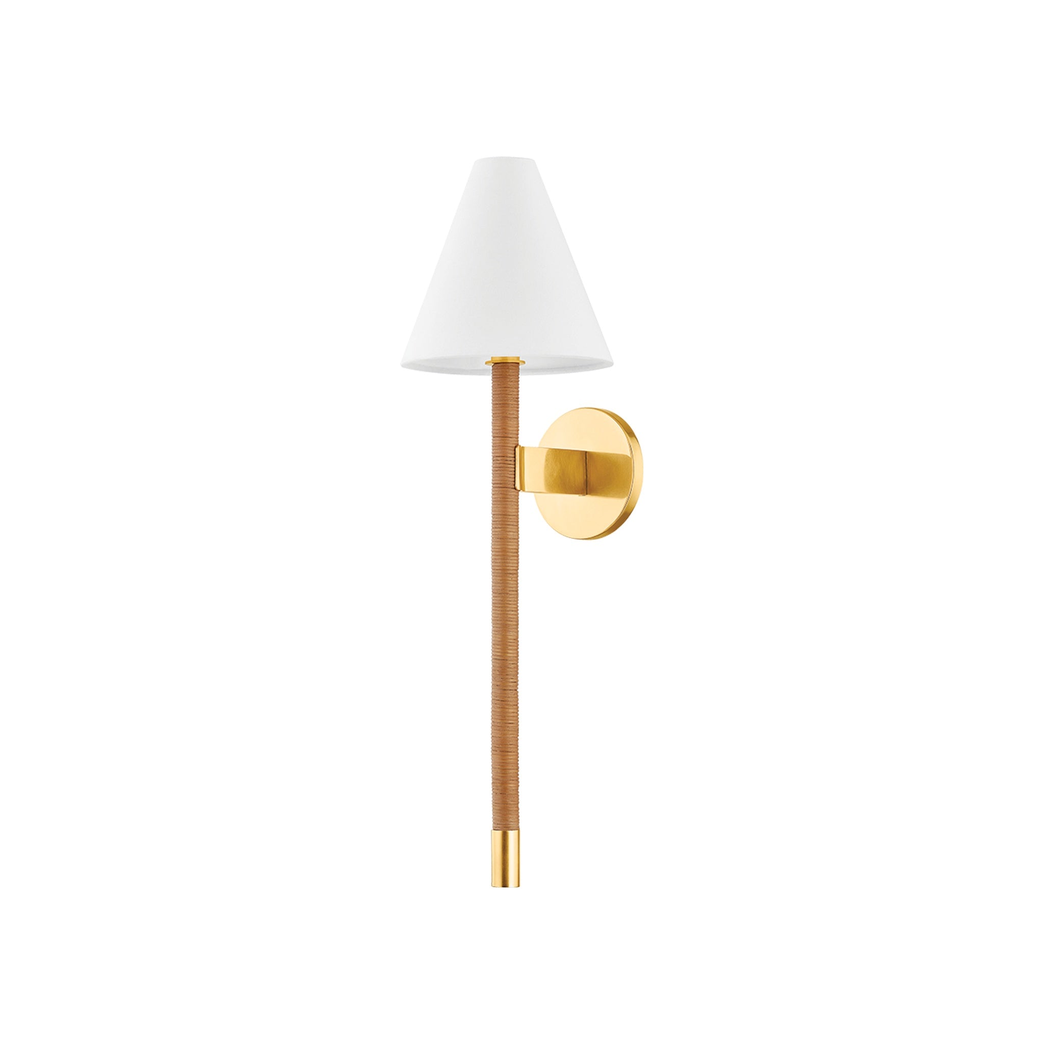 Watkins Wall Sconce, Aged Brass