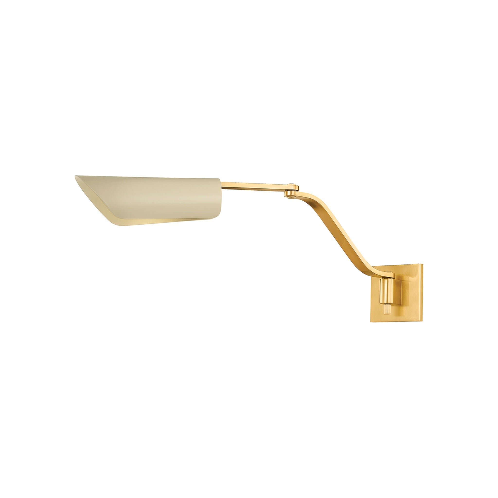 Douglaston Wall Sconce, Aged Brass