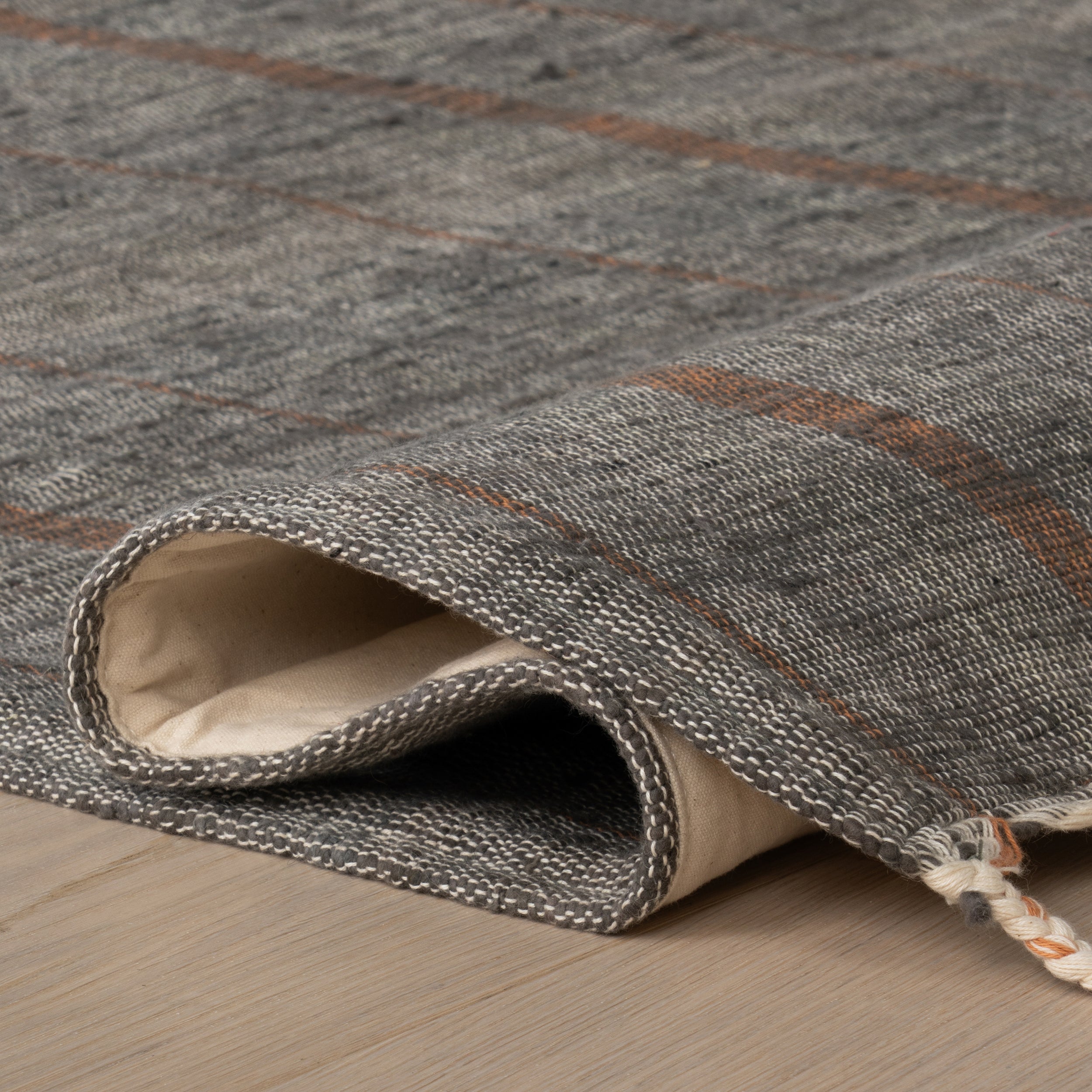 Nare Striped Handmade Cotton Rug RUGS - cotton Dash & Albert