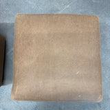 IN STORE - Dena Leather Ottoman FURNITURE - in store Rowe Furniture