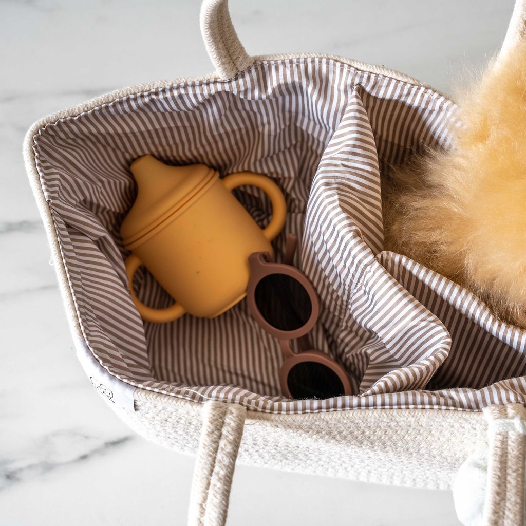 Cotton Rope Diaper Basket Caddy - Rug & Weave