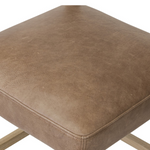 Ferris Bar Stool - Brown Leather 12 - a - FURNITURE - bar/counter stool Four Hands