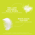 Hutterite Down Perfect™ Pillow Pillow Canadian Down & Feather Company