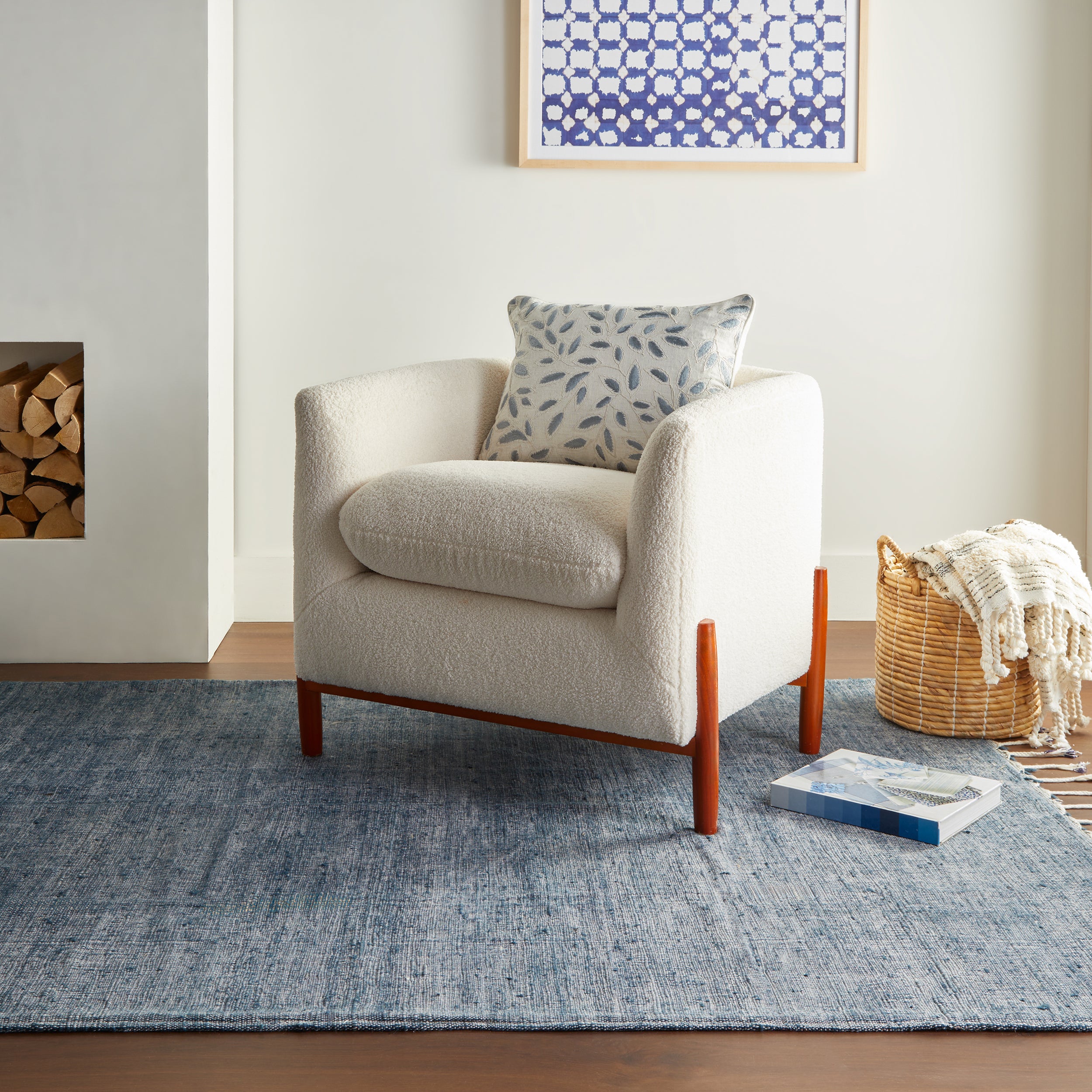 Lioro Plaid Handmade Cotton Rug