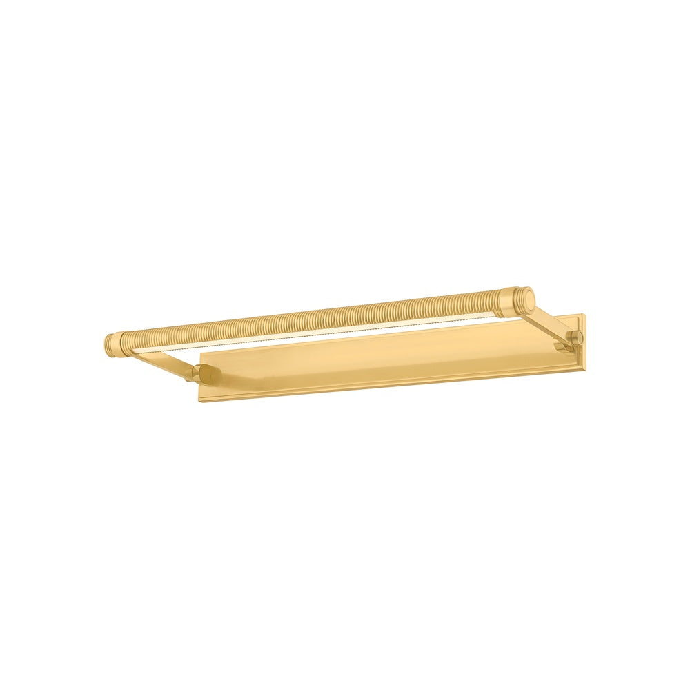 Duell Picture Light, Aged Brass Medium