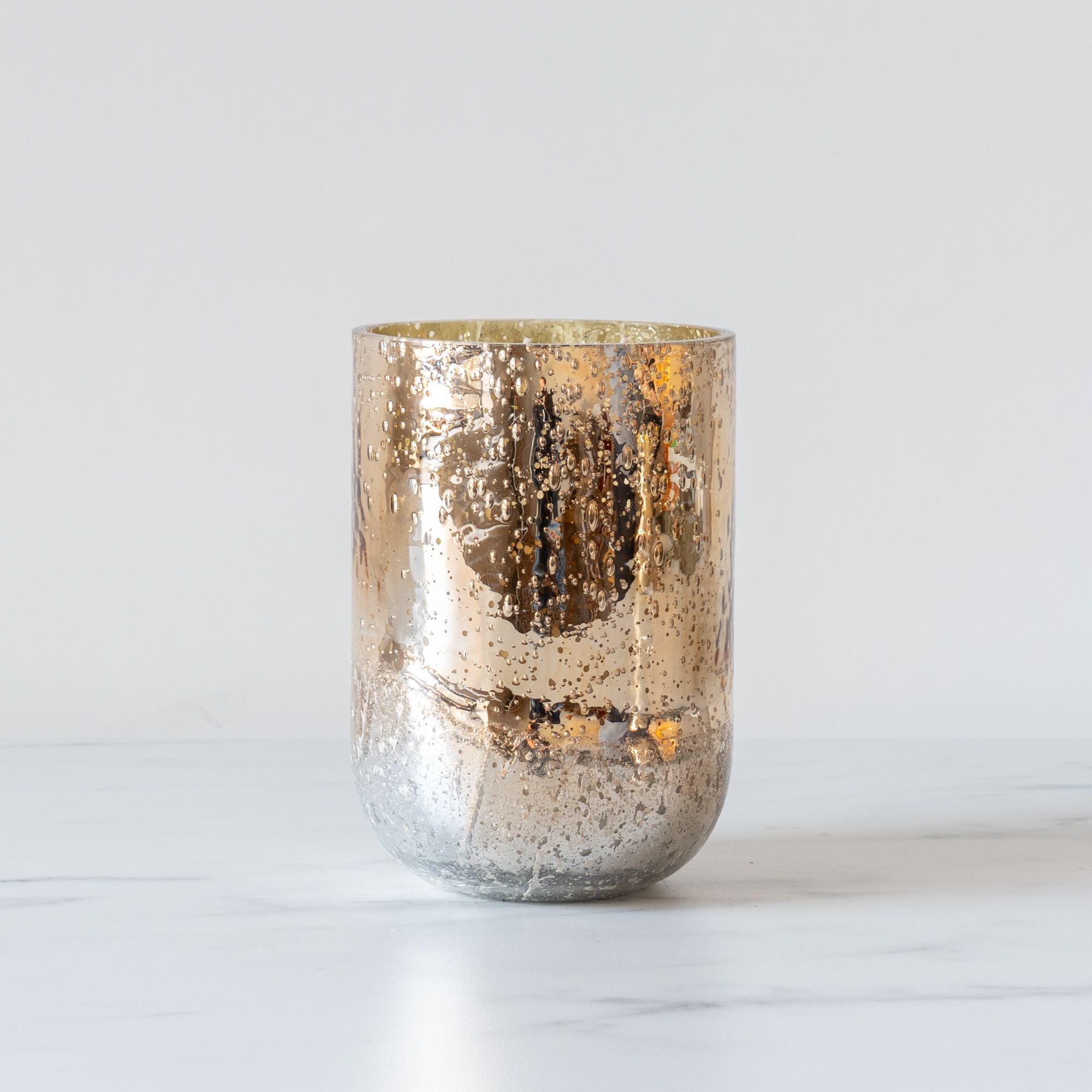 Balsam & Cedar Metallic Finish Candle - Rug & Weave