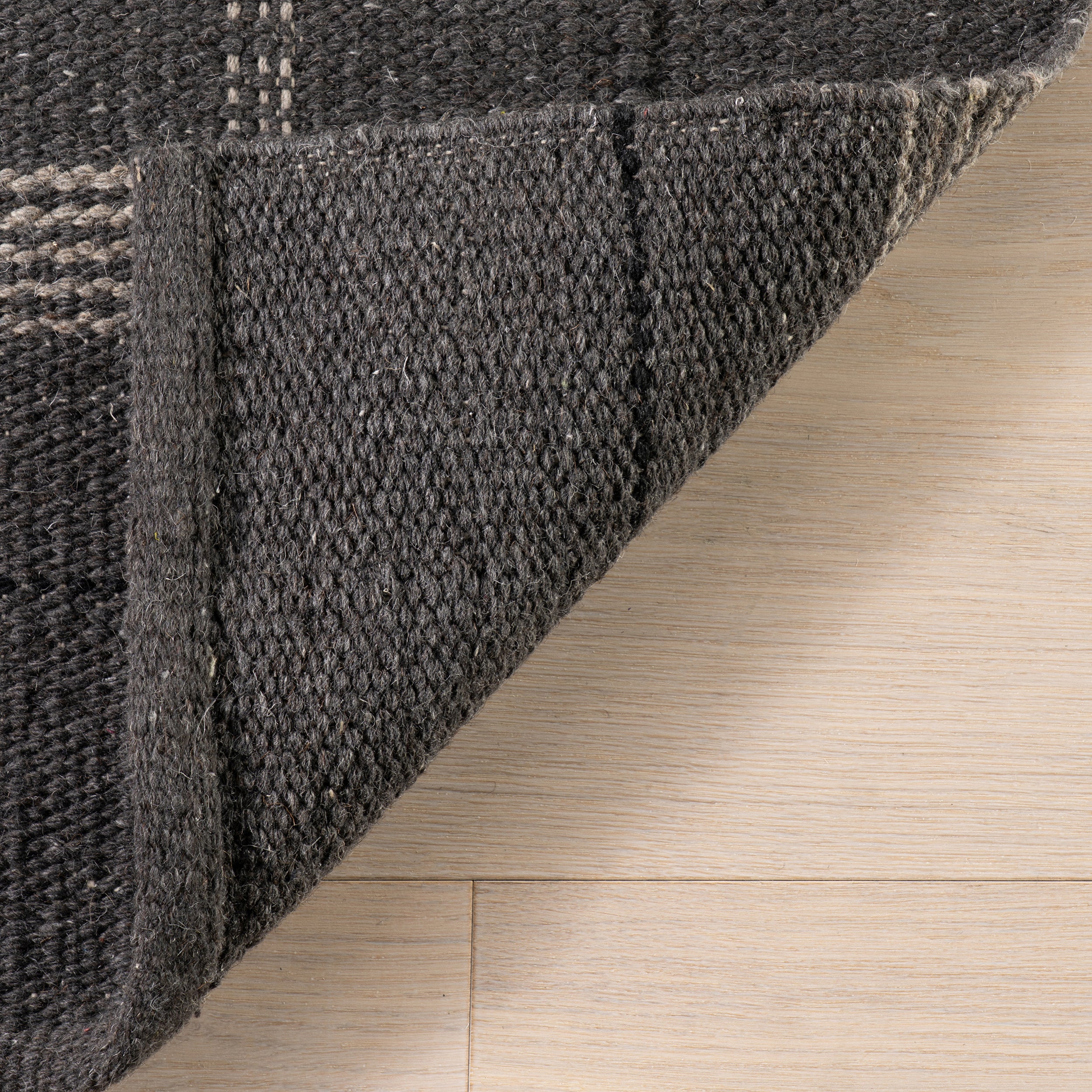 Nate Berkus Downing Plaid Wool Cozy Area Rug RUGS - wool Dash & Albert