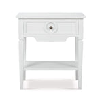 Orle Side Table FURNITURE - side table Bramble Architectural White