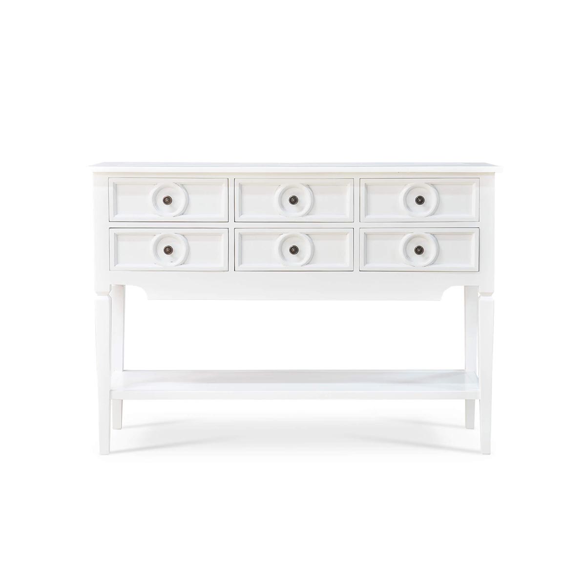 Orle Console Table FURNITURE - console table Bramble Architectural White