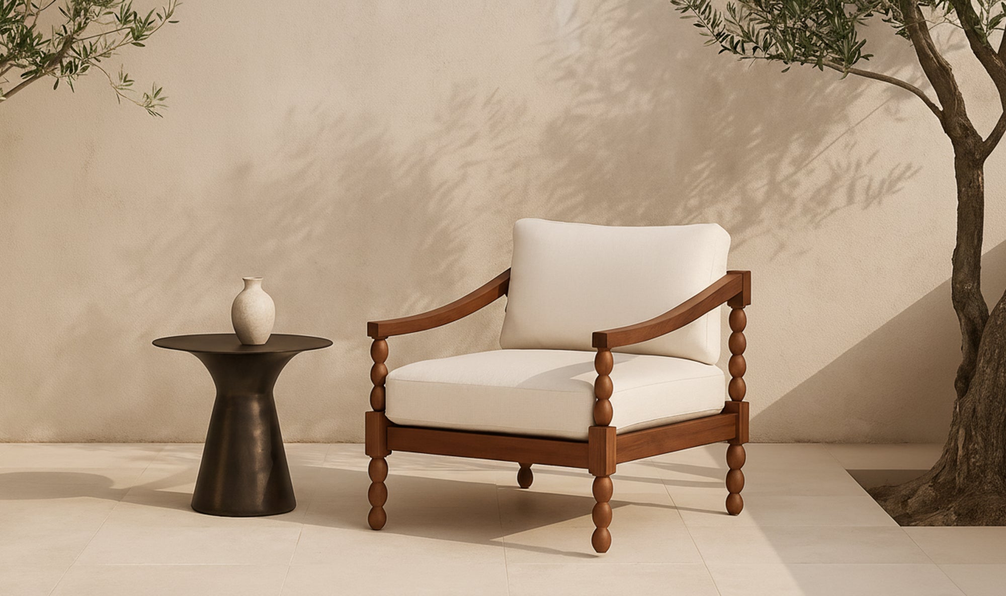 Delina Outdoor Accent Chair – view 2