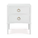 Bow Nightstand FURNITURE - nightstand Bramble Architectural White