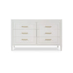 Belgra 6 Drawer Dresser FURNITURE - dressers & chests Bramble True White