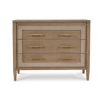 Belgra 3 Drawer Dresser FURNITURE - dressers & chests Bramble Sandbar w/ White Inset Rattan