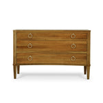 Bowie 3 Drawer Chest FURNITURE - dressers & chests Bramble Antique French Oak