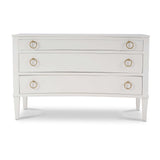 Bowie 3 Drawer Chest FURNITURE - dressers & chests Bramble Architectural White