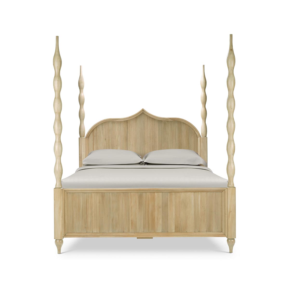 Brigley Wooden Back Bed FURNITURE - beds Bramble Queen