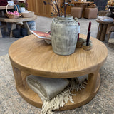 FLOOR MODEL - Clara Reclaimed Wood 43" Round Coffee Table FURNITURE - floor model Hauer Market