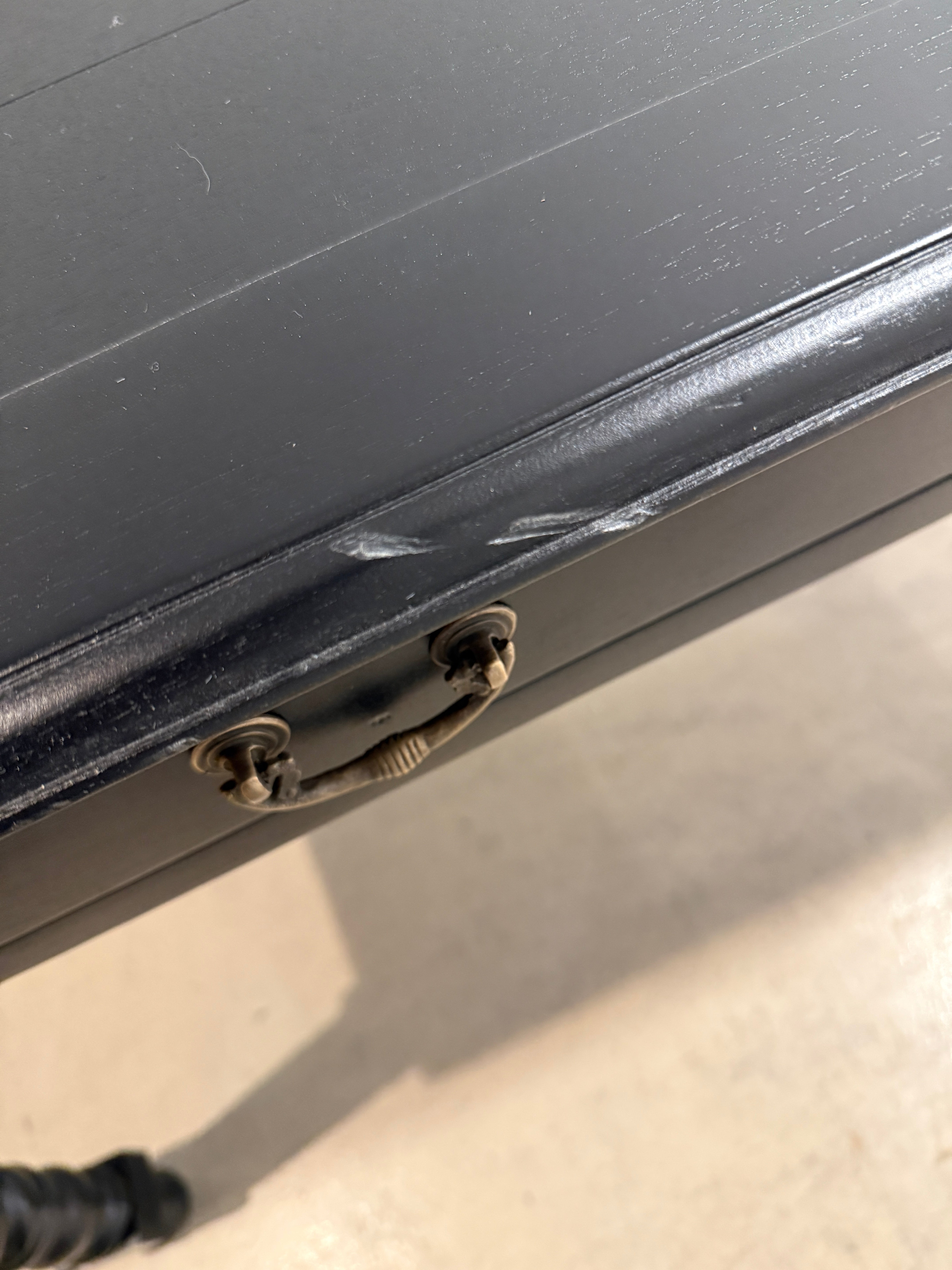 FLOOR MODEL - Bramwell Console Desk - Batavia Black FURNITURE - floor model Bramble