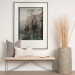 "Moody Mountain Lake" Framed Wall Art - Rug & Weave