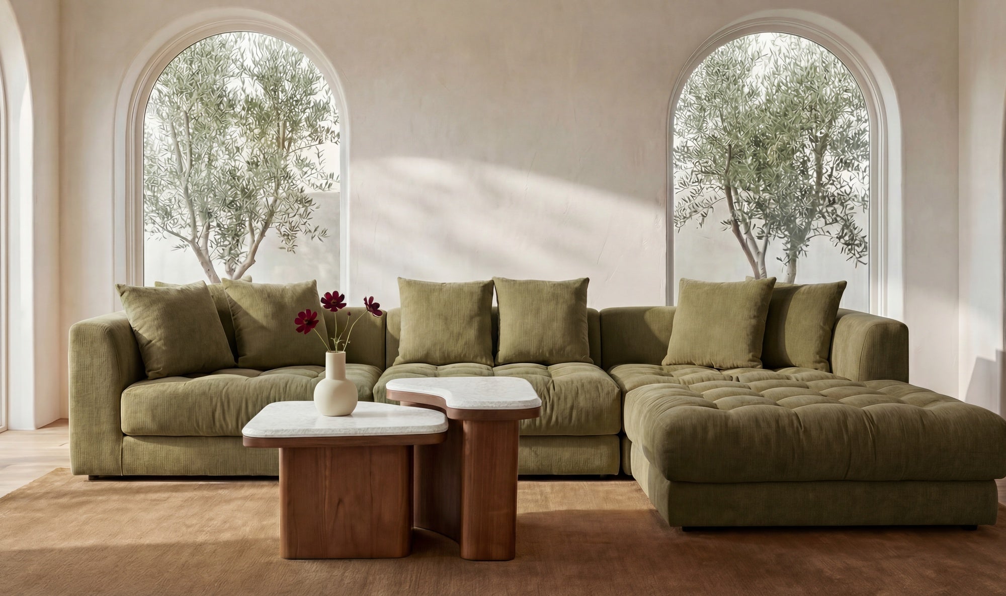 Damien Lounge Modular Sectional FURNITURE - sectional Moe's Furniture