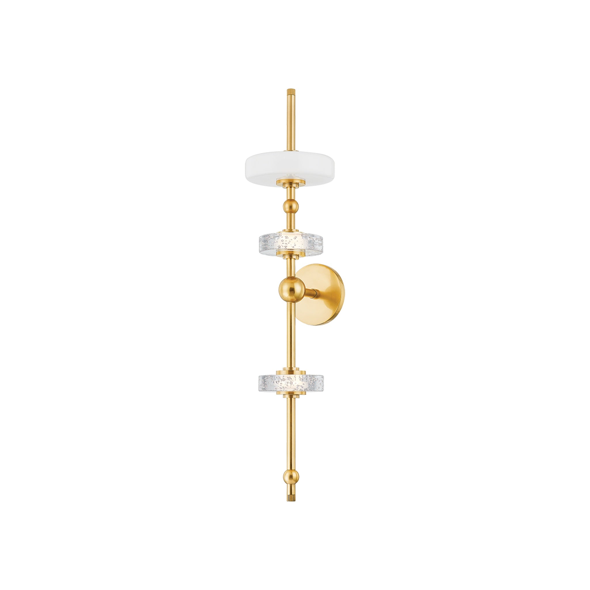 Maynard Wall Sconce, Aged Brass