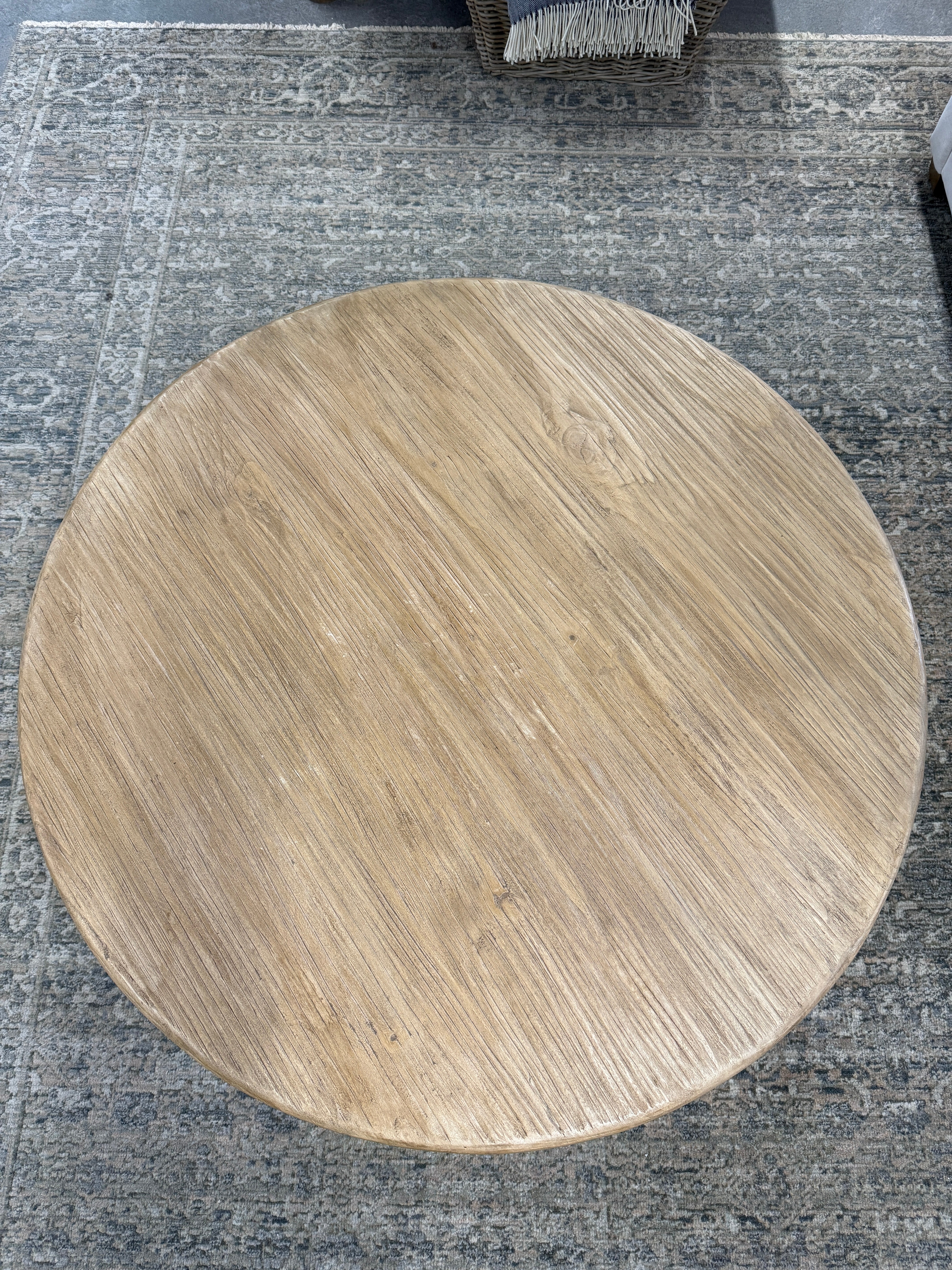 FLOOR MODEL - Clara Reclaimed Wood 43" Round Coffee Table FURNITURE - floor model Hauer Market