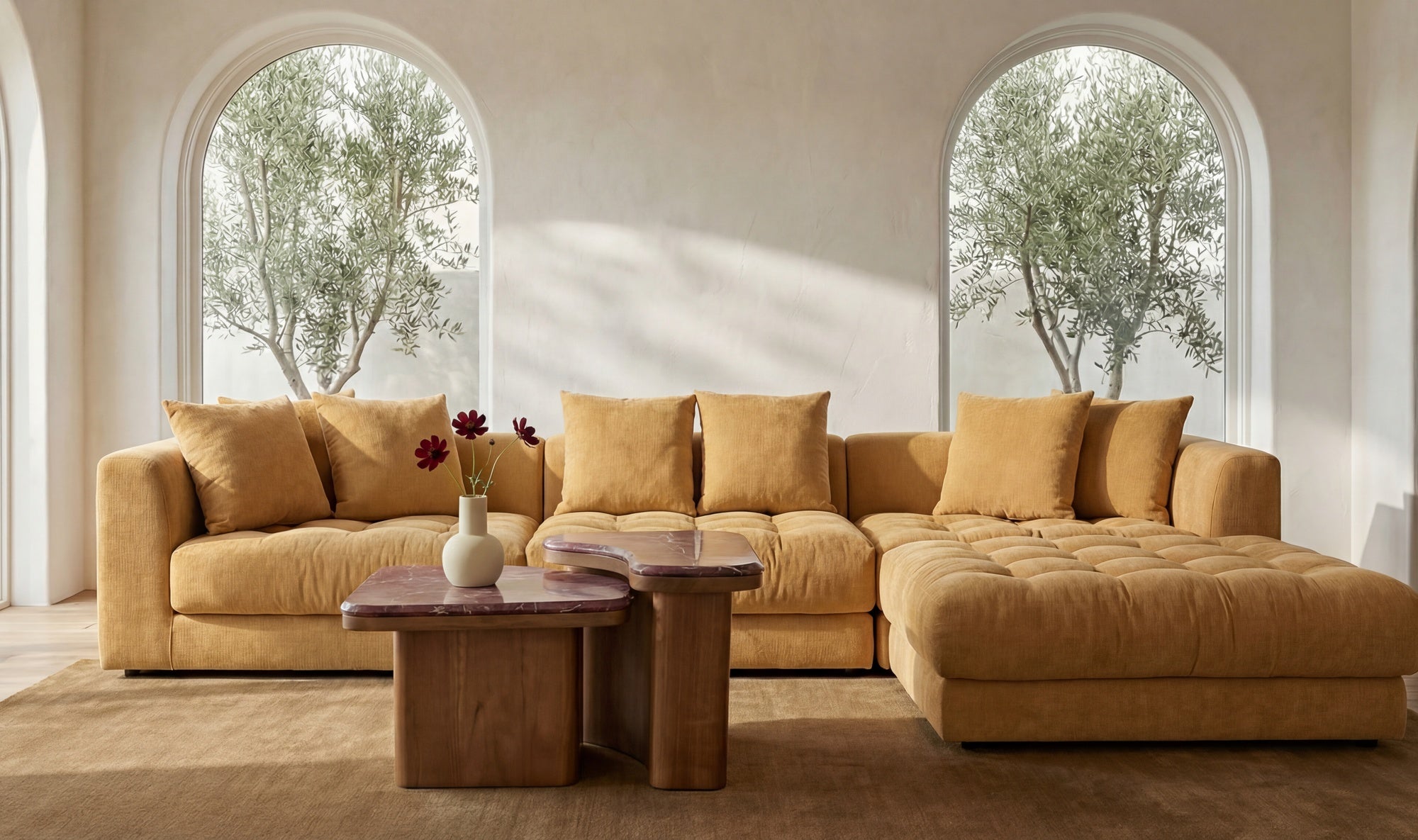 Damien Lounge Modular Sectional FURNITURE - sectional Moe's Furniture