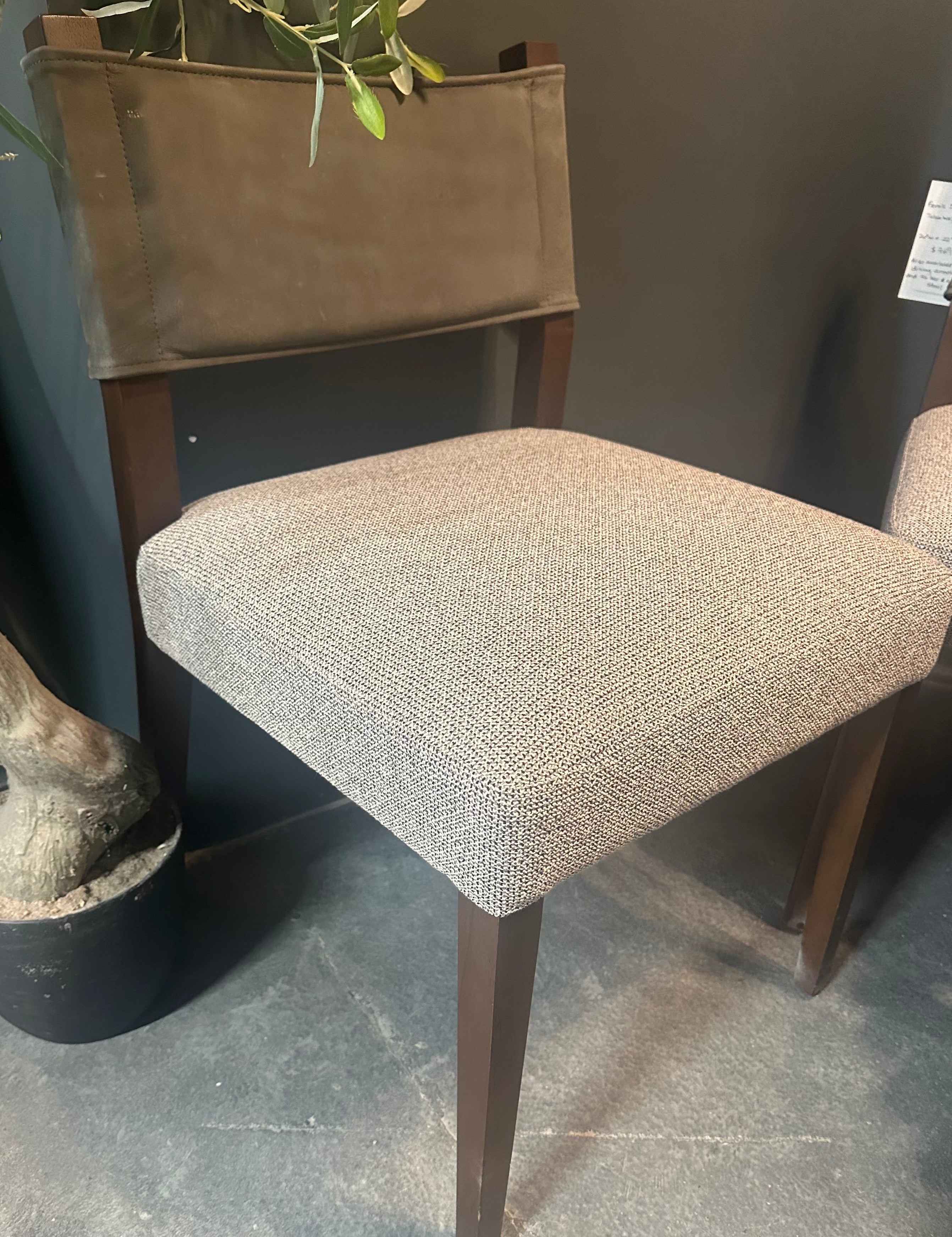 FLOOR MODEL - Ferris Dining Chair - Charcoal/Ink - set of 2 FUNITURE - floor model Four Hands