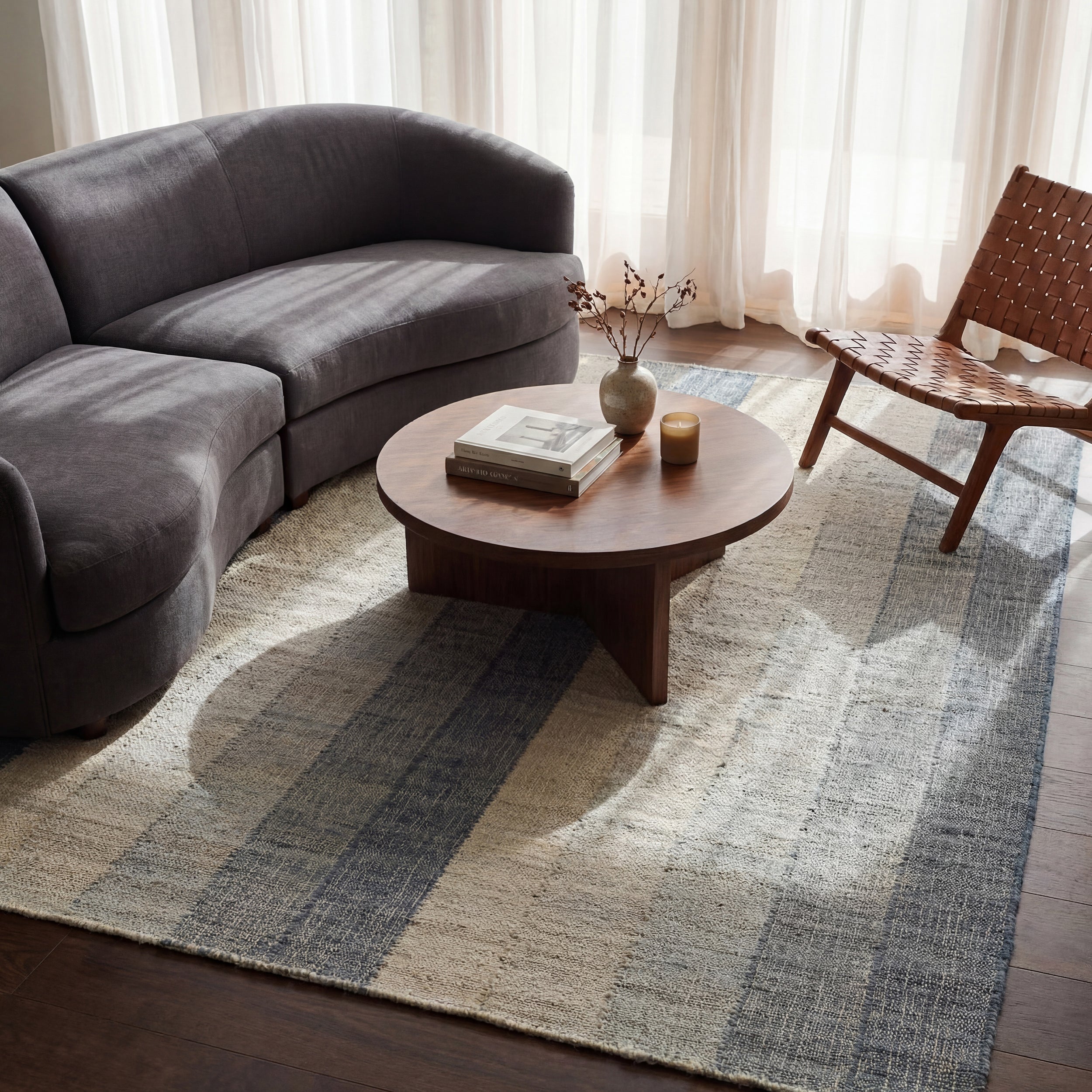 Tayo Modern Striped Indoor Rug