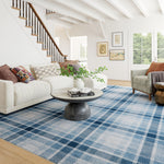 Andri Modern Plaid Machine Washable Rug RUGS - synthetic Dash & Albert