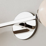 Melton Double Globe Wall Sconce - Polished Nickel - Rug & Weave