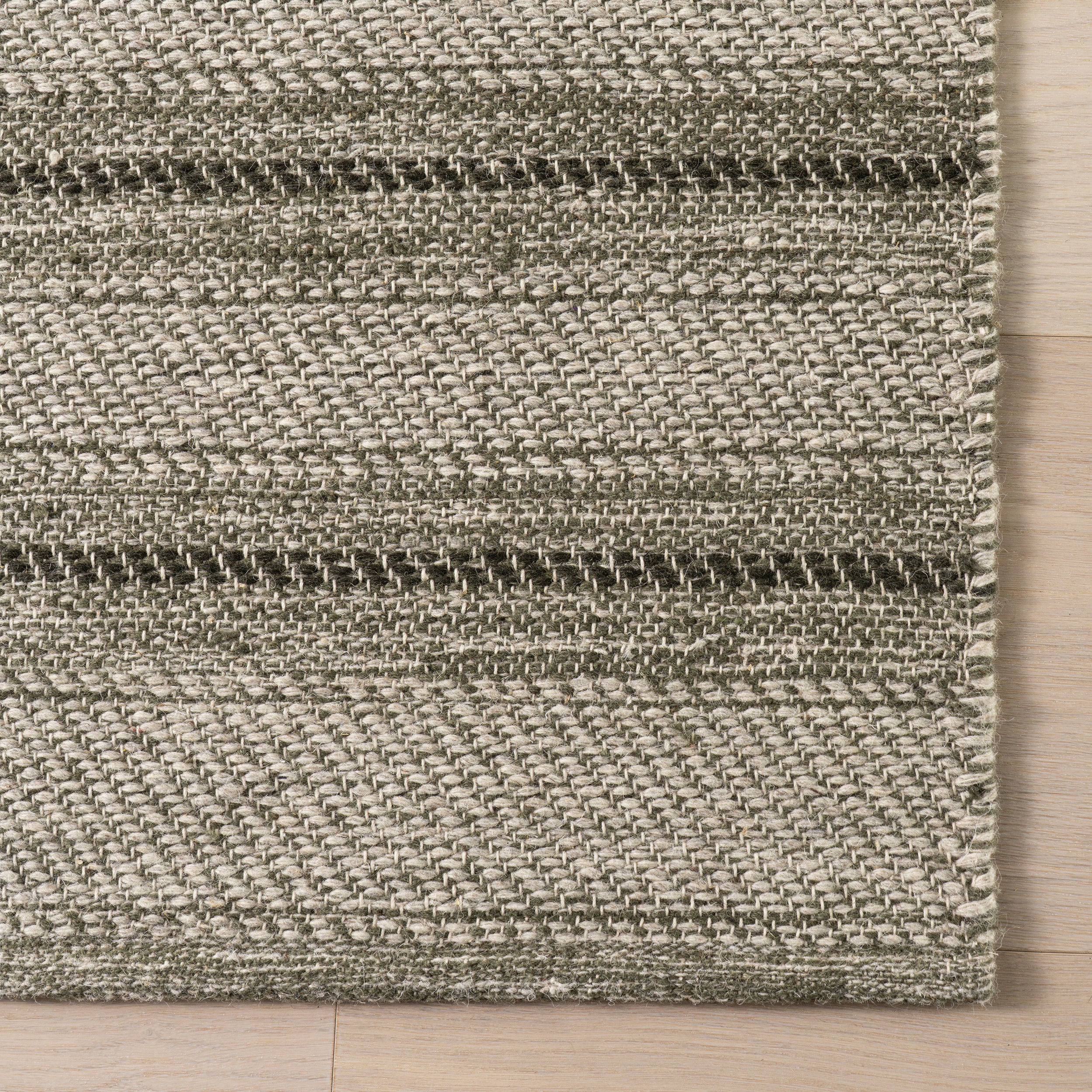 Nate Berkus Mateo Striped Wool Cozy Area Rug RUGS - wool Dash & Albert