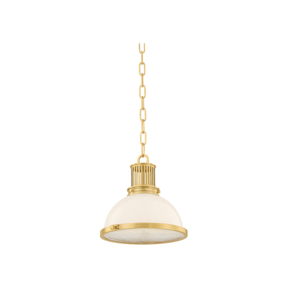 Pinesbridge Pendant, Aged Brass Small