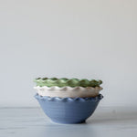 Scalloped Edge Stoneware Bowls - Rug & Weave