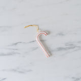 Glass Candy Cane Ornament - Rug & Weave