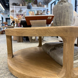 FLOOR MODEL - Clara Reclaimed Wood 43" Round Coffee Table FURNITURE - floor model Hauer Market