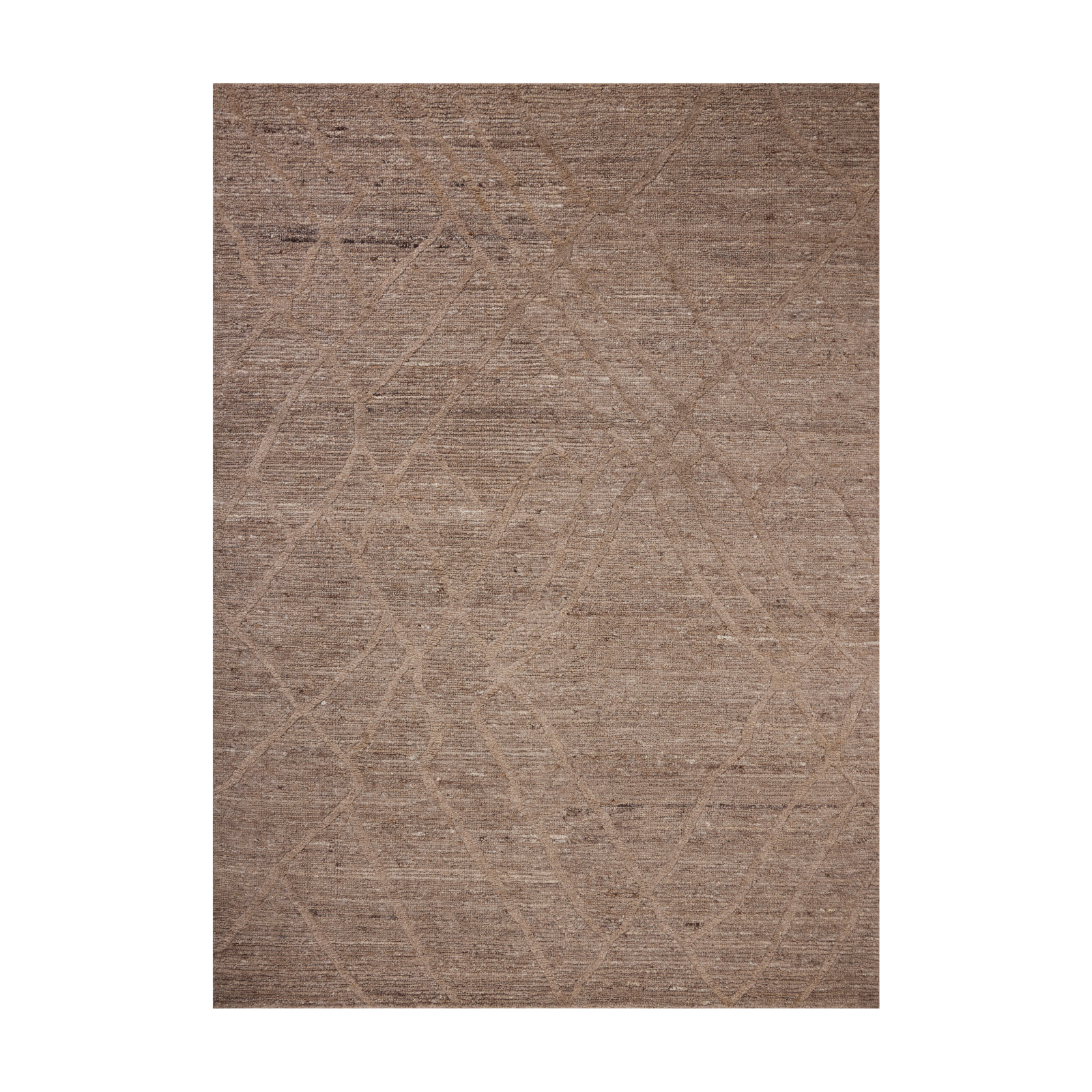 Loloi Cline Mocha Rug 1- RUGS - wool Loloi 18" x 18" sample