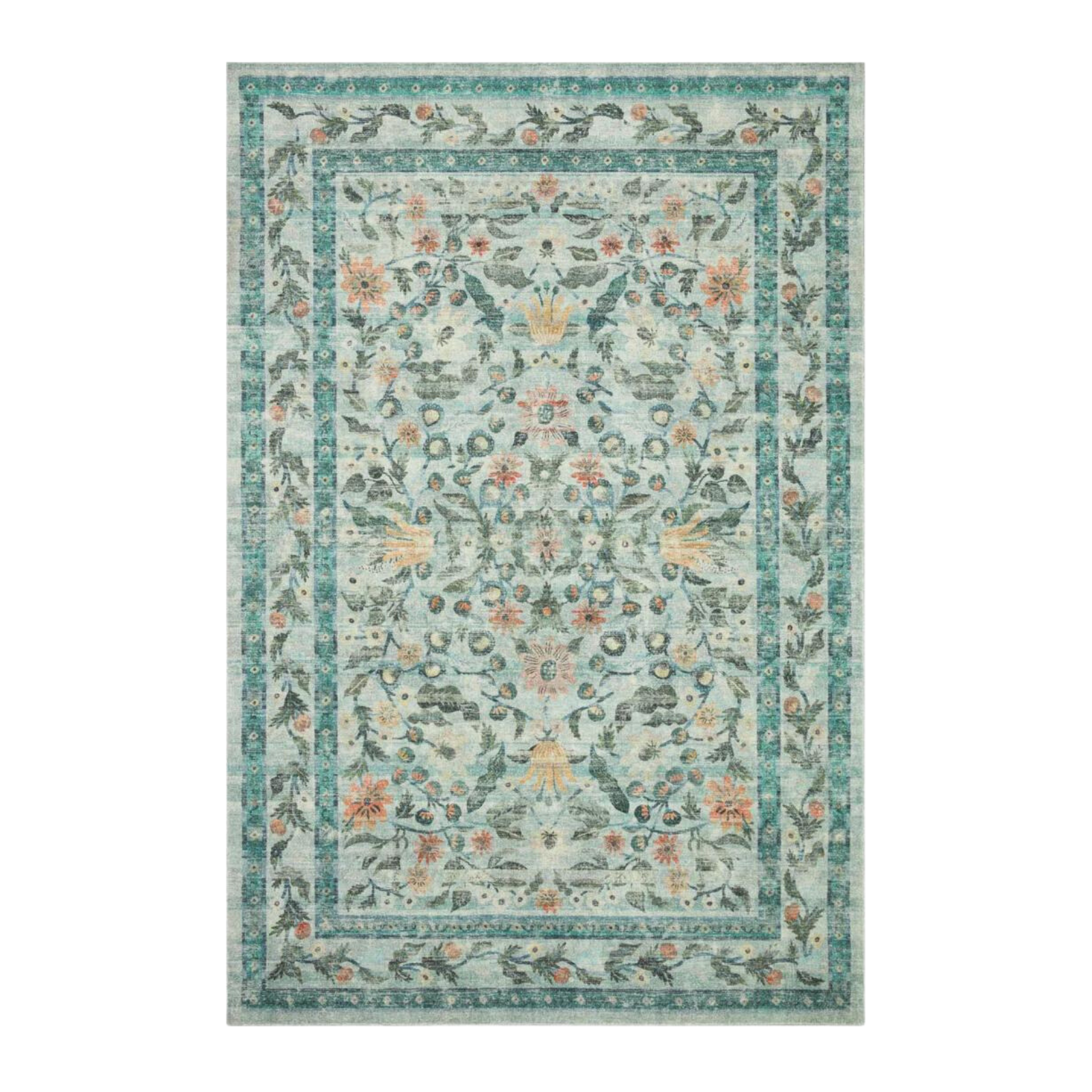Rifle Paper Co. x Loloi Courtyard Eve Sage Rug