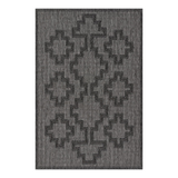 Harbor Charcoal Trellis Outdoor Rug