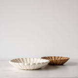 Scalloped Edge Mango Wood Bowl - Rug & Weave